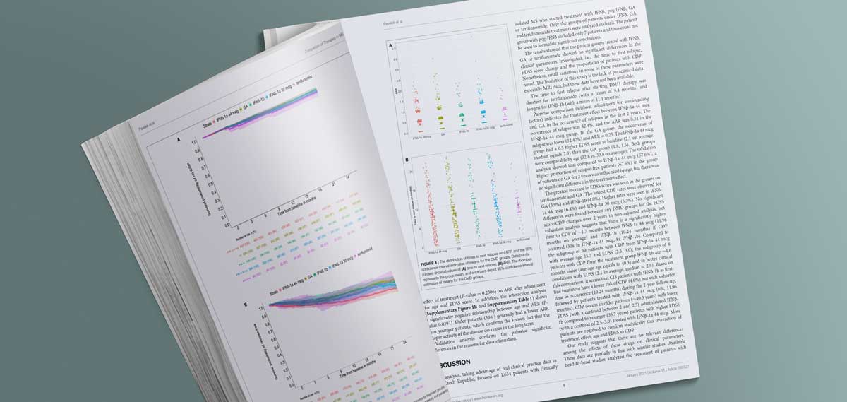 Srovnání terapie u pacientů s RS po první demyelinizační příhodě v reálné klinické praxi v České republice: Údaje z národního registru ReMuS