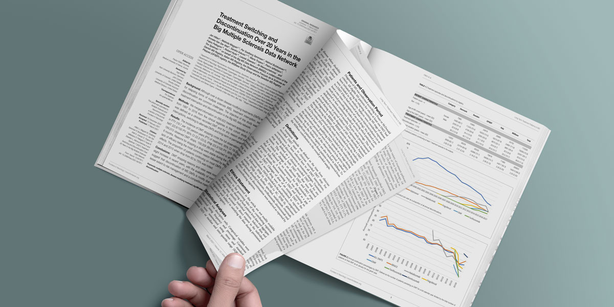 Změna léčby a přerušení léčby v průběhu 20 let ve skupině registrů Big Multiple Sclerosis Data Network​