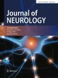 Journal of Neurology cover image
